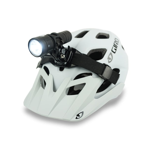 Bike helmet 2024 flashlight