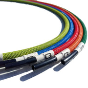 Pair of Braided Lines, push-to-connect tubing 1/4", COLOURS - C3 Powersports
