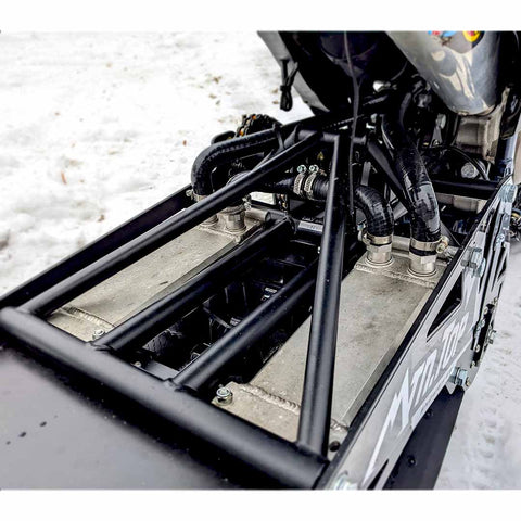 C3 Snowbike Tunnel Cooler - Snowbike Dirtbike Motorcycle parts accessories upgrades for sale, shop at C3 Powersports. Thermostat (thermobob), heated handlebars, footpegs, handguards, risers, intakes, jump pack, ECU, wheel kit, track and more for Snowbike Timbersled Riot ARO Yeti SnowMX 120 129 137 KTM SXF XCF EXC Husky Husqvarna FE FX FC GASGAS MC EX Yamaha YZ Honda CRF Kawasaki KX 450 500