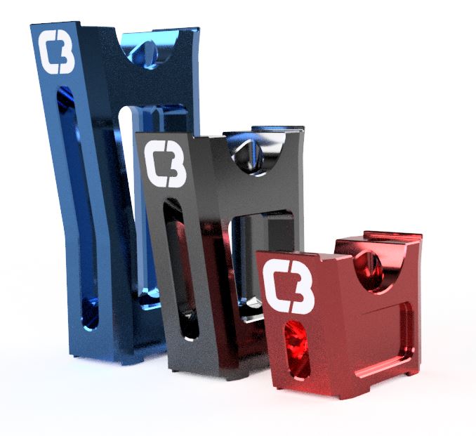 Snowbike Bar Risers | C3 Powersports